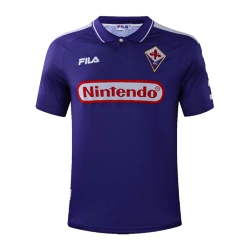 Retro 1998-1999 Fiorentina Home Soccer Jersey