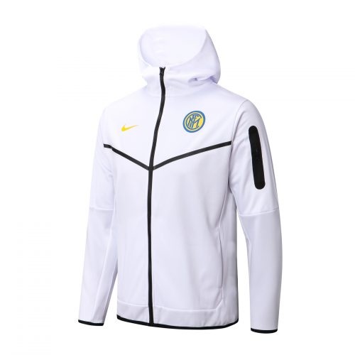 2022-2023 Inter Milan Hoodie Jacket + Pants Training Suit White, Size: m