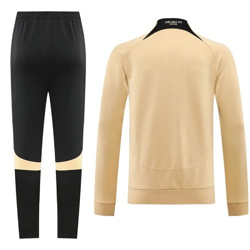 2022-2023 Chelsea Jacket + Pants Training Suit Khaki, Size: Xl