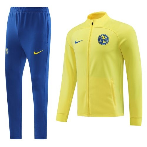 2022-2023 Club America Jacket + Pants Training Suit Yellow, Size: s