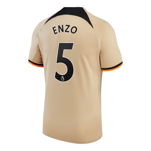 2022-2023 Chelsea Enzo #5 Third Soccer Jersey, Size: Xl