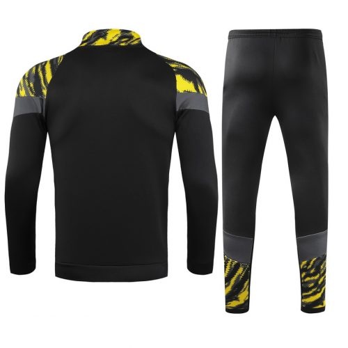 2021-2022 Dortmund Jacket + Pants Training Suit Black
