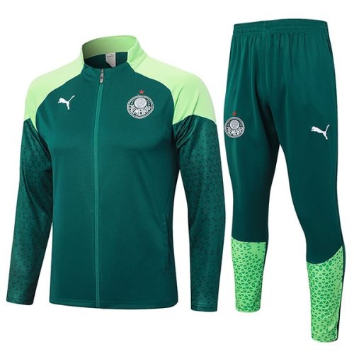 2024-2025 Palmeiras Jacket + Pants Training Suit Dark Green