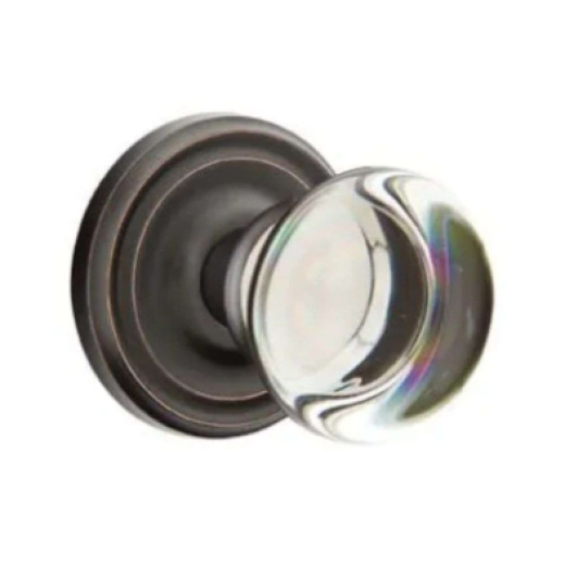 Emtek Crystal Series Providence Crystal Grade 2 Knobset