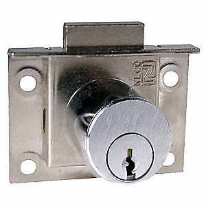 National Half Mortise Drawer Lock Keyed Different