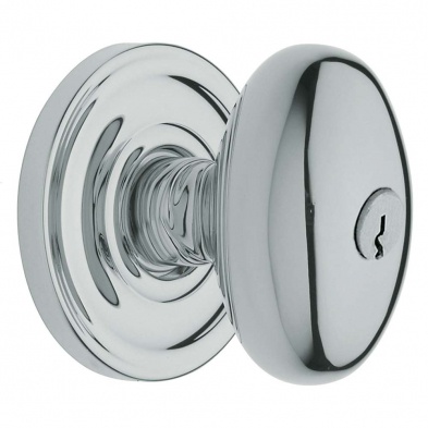 Baldwin 5225-260-Fd Egg Dummy Knob with Classic Rose
