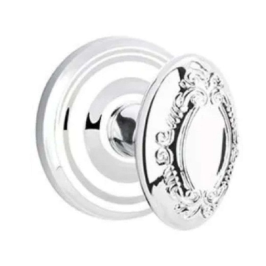 Emtek C5057v-Us26 Classic Design Series Victoria Grade 2 Knobset