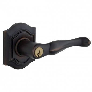 Baldwin 5237-102-Lrfd Bethpage Dummy Lever Bethpage Rose