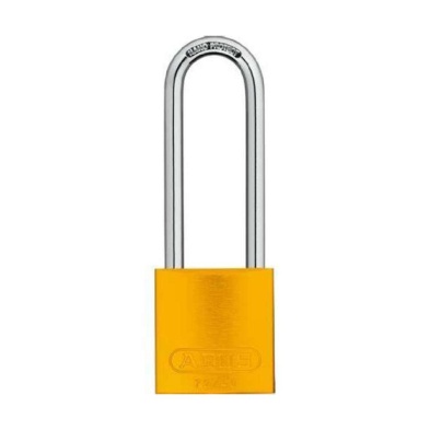 ABUS 72/40HB75-KD Yellow 3" Anodized LW Aluminum Safety Padlock