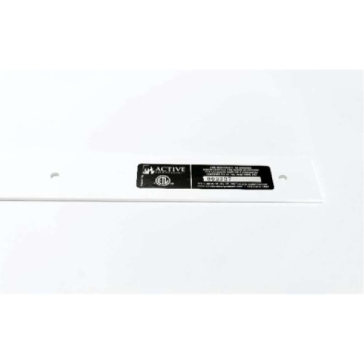 Active Fire Door W4-18 White 4Ft Gap 1/8In Fire Door Nfpa