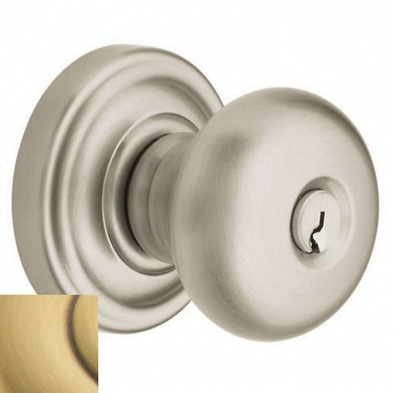 Baldwin 5208-060-Entr Classic Entry Knob With Classic Rose