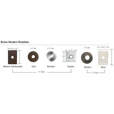 Emtek C5109VR-US14 Modern Series Verve Modern Grade 2 Knobset