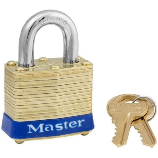 Master Lock No. 4Nmk Series Laminated Brass Padlock