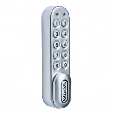 Codelocks KL1006KIT-SG KitLock Electronic Cabinet Lock, Horizontal RH