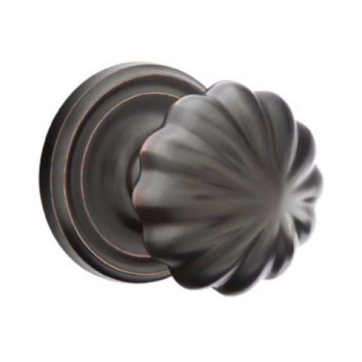 Emtek C5057MN-US10B Classic Design Series Melon Grade 2 Knobset