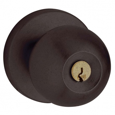Baldwin 5218-402-Entr Modern Entry Knob With Contemporary