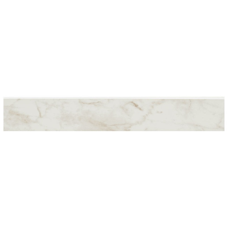 Kaya Carrara Bianco Porcelain Bullnose 3" x 24"