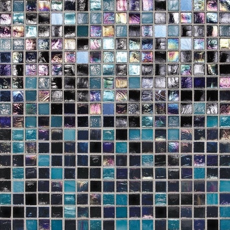City Lights Las Vegas Glass Mosaic - 1/2" x 1/2" Glossy