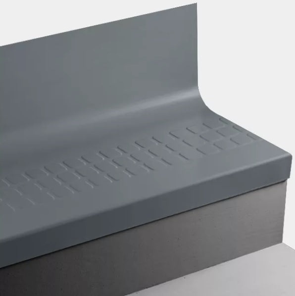 Johnsonite Blue Lagoon Raised Square Rubber Stair Tread
