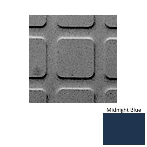 Flextones Midnight Blue Sq Square 2 Rubber Distinct Designs Tile - Textured - 18" X 18"