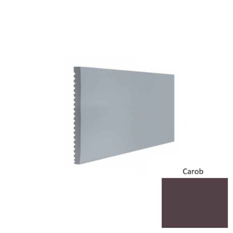 Contours #60 Candid Carob Rubber Profiled Wall Base - Satin