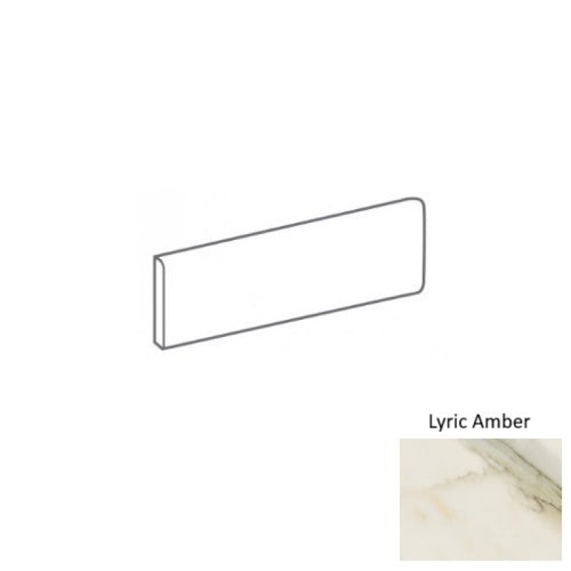 Canzona Lyric Amber Porcelain Floor & Wall Trim