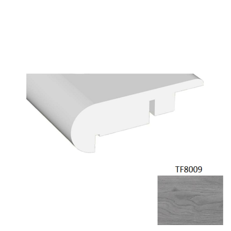 Matte Laminate Wood Flush Stair Nose Trim