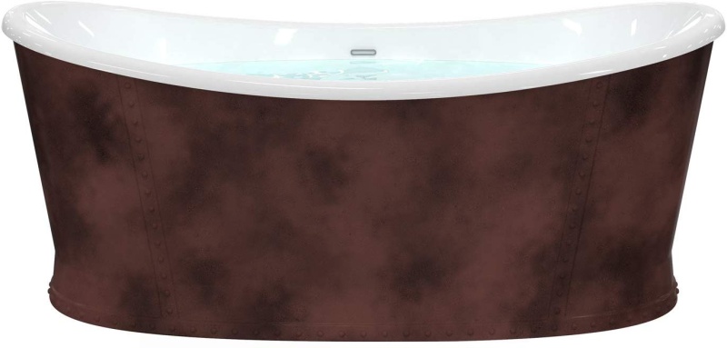Acrylic Freestanding Soaking Tub with Center Drain