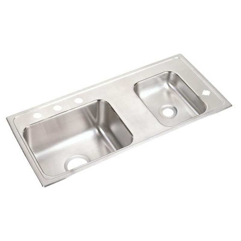 Elkay Lustertone Classic Double Bowl Kitchen Sink