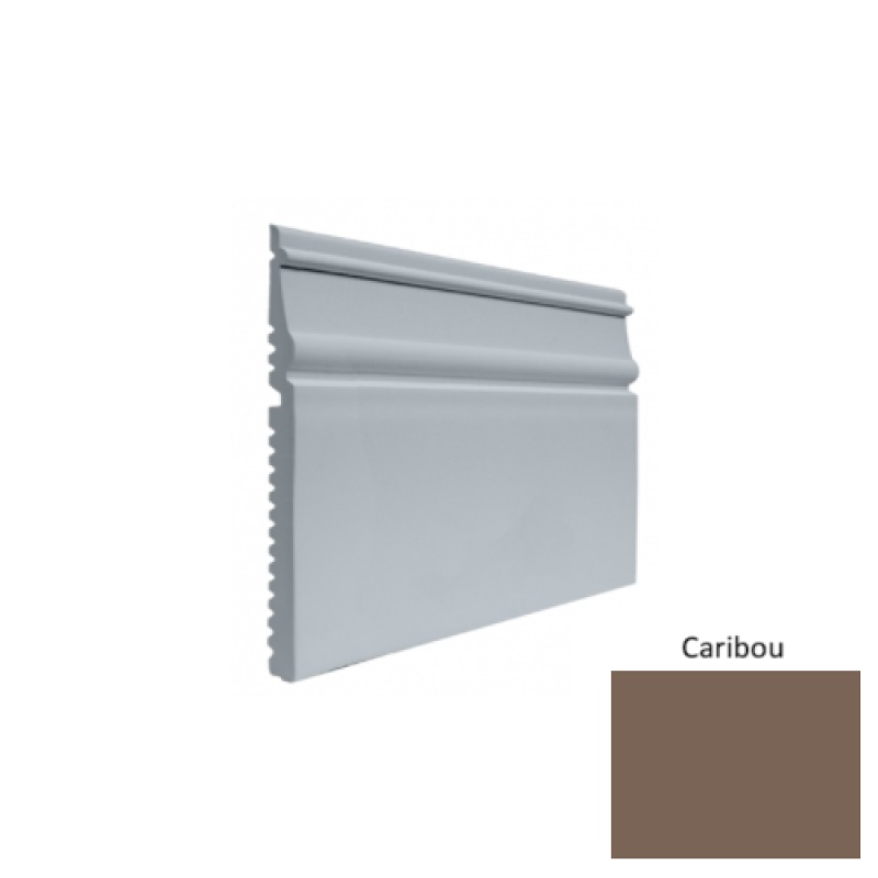 Contours #55 Nobility Caribou Rubber Profiled Wall Base - Satin - 5 1/2" X 8 Ft