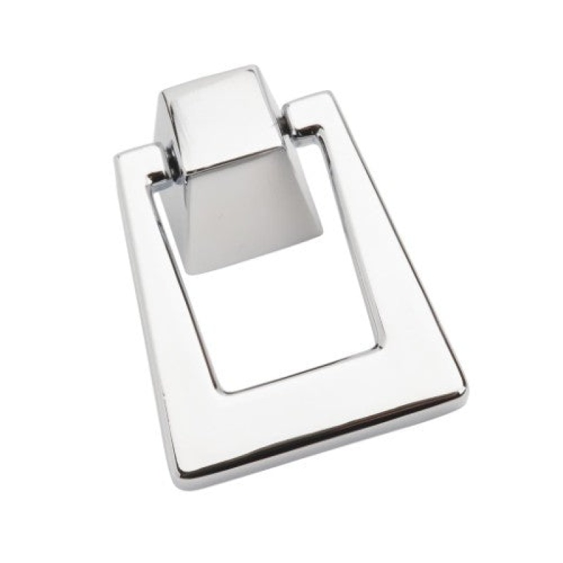 Blackrock Zinc Ring Cabinet Pendant Pull - Polished Chrome - 1 13/16" (46 Mm) Width