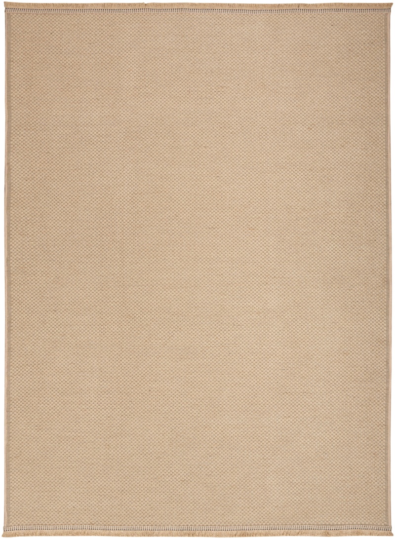 Washable Jute Modern Area Rug, Natural