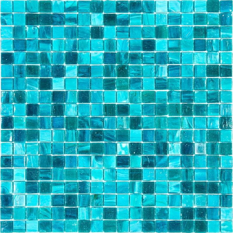 Alma Line Nibble Glossy Glass Mosaic - 0.6" x 0.6"
