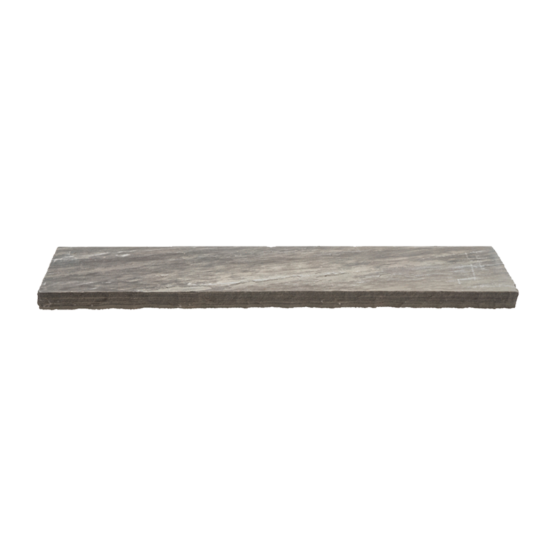 Ebony Black Sandstone Tread - Natural Cleft