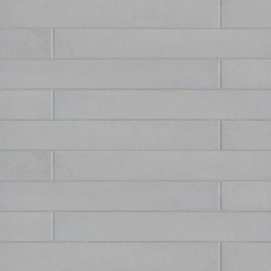 Allora Gray Solid Color Porcelain Tile - Matte - 3" x 24"
