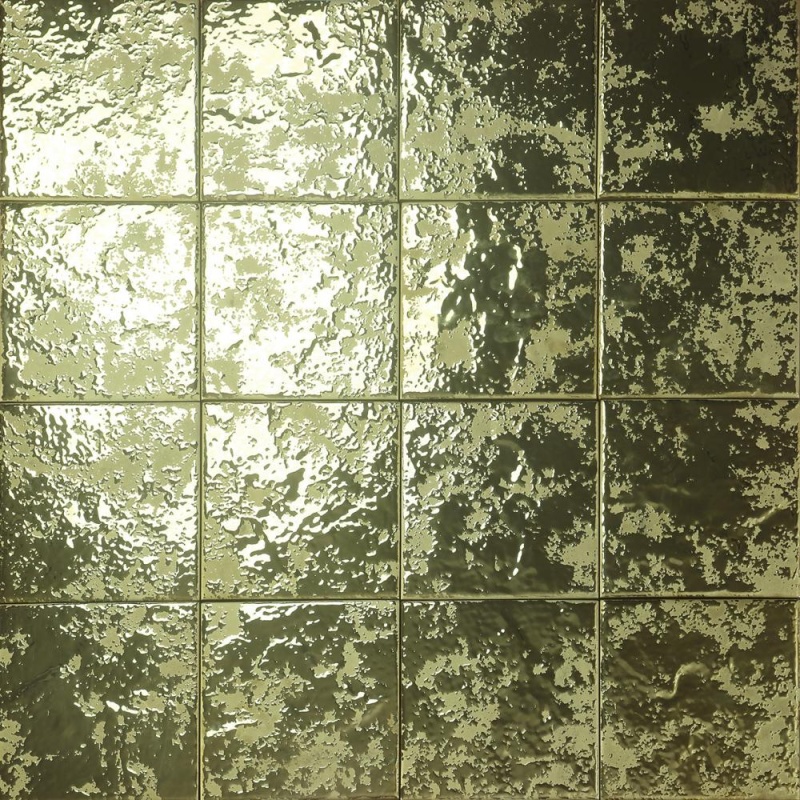 Dune Tahiti & Golden Stone Porcelain Tile - Glossy - 6" X 6"