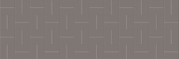 Carpenter Grey Deco Ceramic Tile - Matte - 12" X 36"
