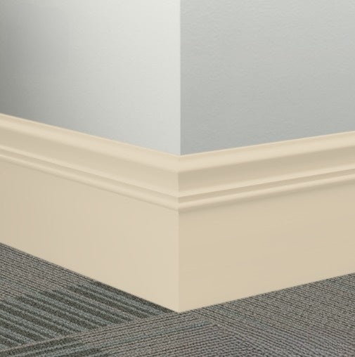 Almond Rubber Millwork Contoured Wall Base