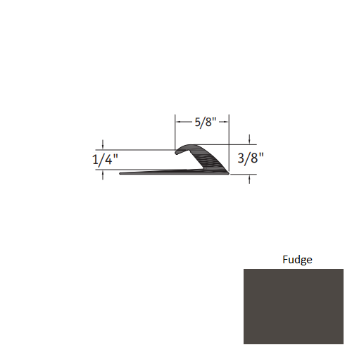 Johnsonite Fudge Vinyl Moulding / Trim