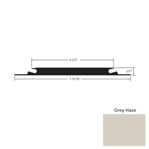 Grey Haze Vinyl Carpet Insert Threshold