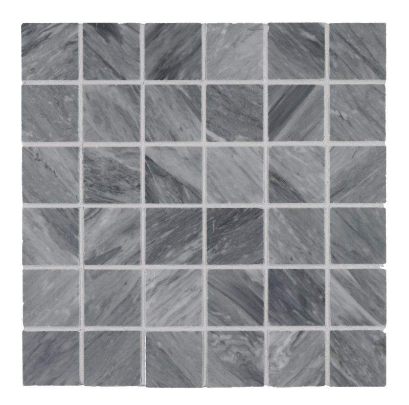 Bardiglio Marble Mosaic - 2" X 2" - Polished