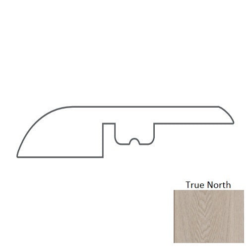 Concorde Oak True North Luxury Vinyl Reducer Trim - 1.77" X 94.48" - Aluminum Oxide