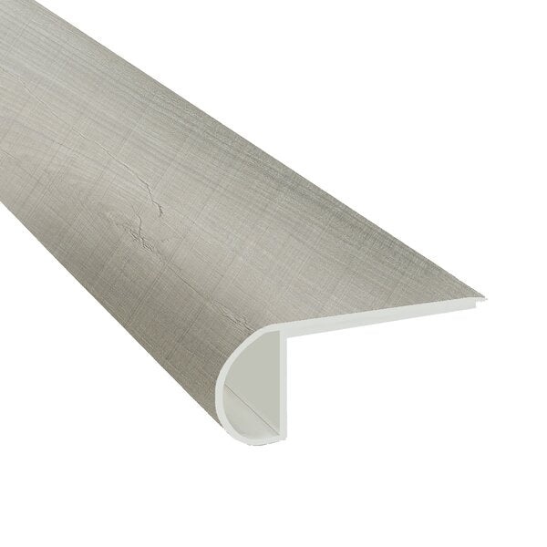 Everlife Lvt Whitby White Luxury Vinyl Moulding / Trim - 3" X 94" Flush Stair Nose - Prefinished