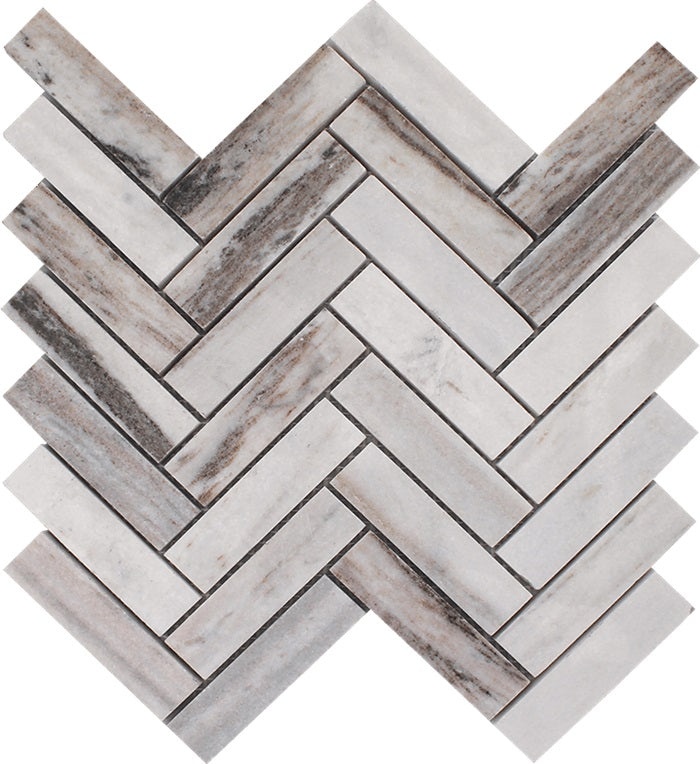 Skyline Natural Stone Mosaic - Herringbone - Polished