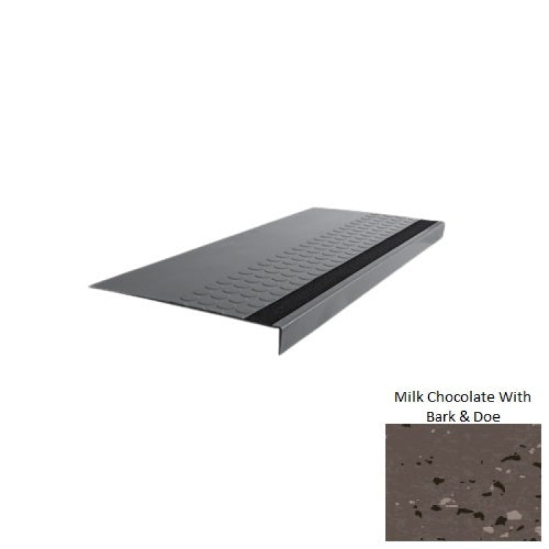 Spextones Milk Chocolate With Bark & Doe Rubber Stair Tread