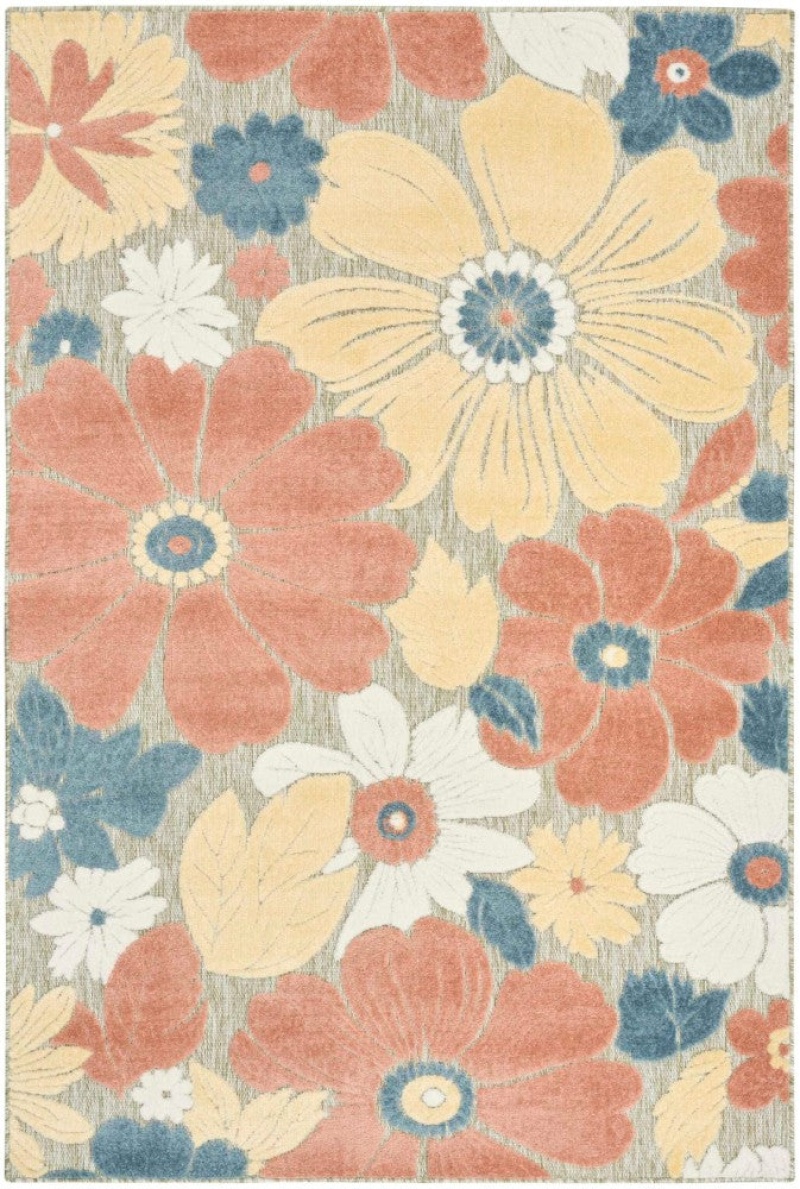 Nourison Aloha Rose 3 ft x 4 ft Area Rug