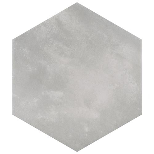 Horizon Gris Ceramic Tile - Matte - 7 3/4" x 9" Hexagon