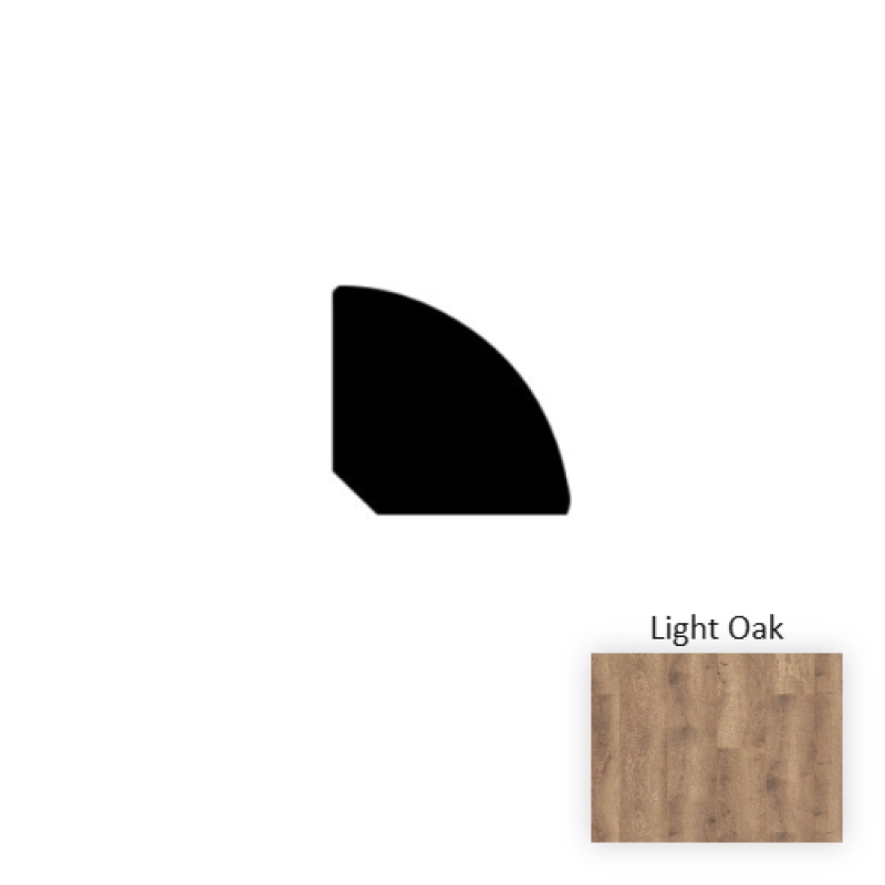 EspañA Grande Alicante Light Oak Laminate Wood Moulding / Trim - 94.49" Quarter Round - Embossed