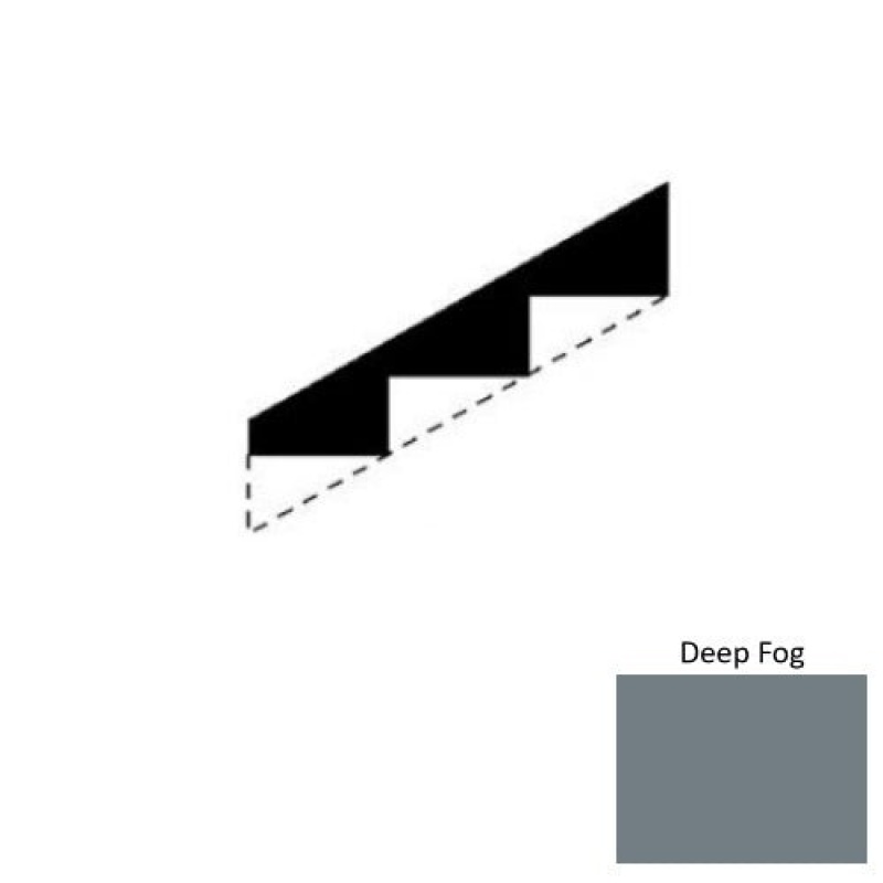 Solid Deep Fog Rubber Stringers - Smooth