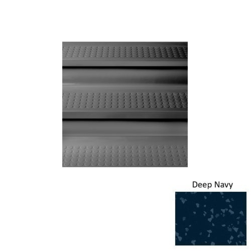 Roppe Textured Rubber Stair Tread with Kevlar
